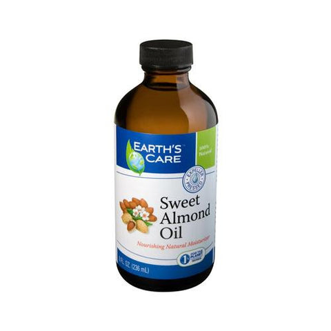 Earth's Care 100% Pure Sweet Almond Oil - 8 Fl Oz