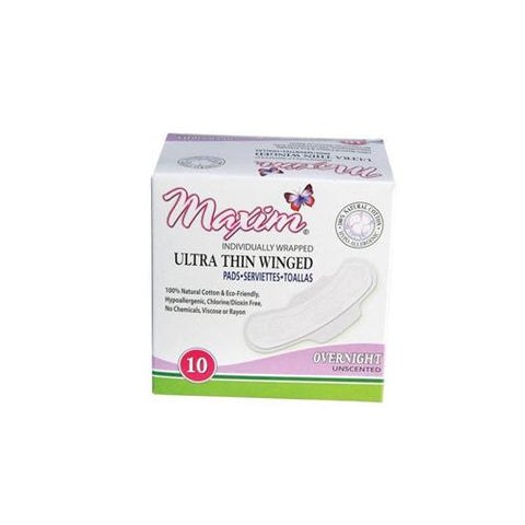 Maxim Hygiene Pads With Wings - Super - 10 Count