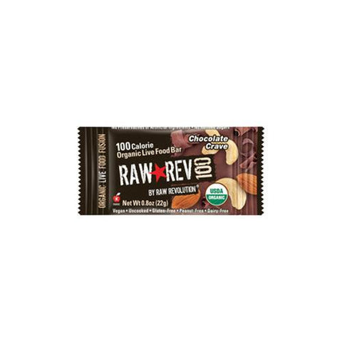 Raw Revolution Bar - Organic Chocolate And Cashew - Case Of 20 - .8 Oz