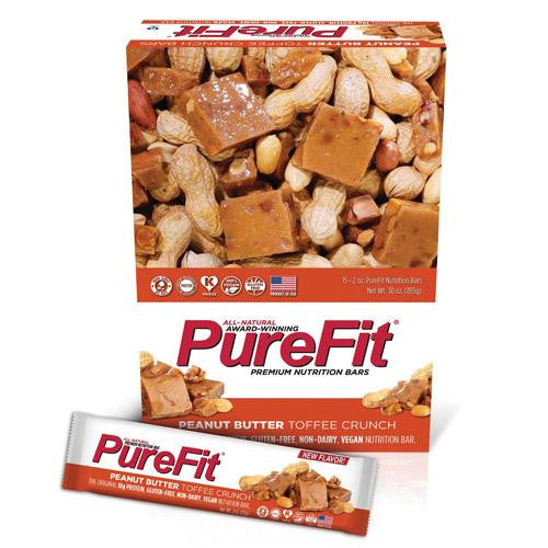 Pure Fit Bar - Peanut Butter Toffee Crunch - Case Of 15 - 2 Oz