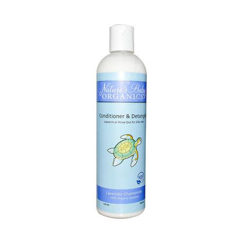 Nature's Baby Organics Conditioner And Detangler - Lavender Chamomile - 12 Fl Oz