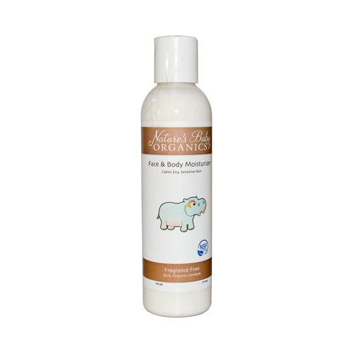 Nature's Baby Organics Face And Body Lotion - Fragrance Free - 6 Fl Oz