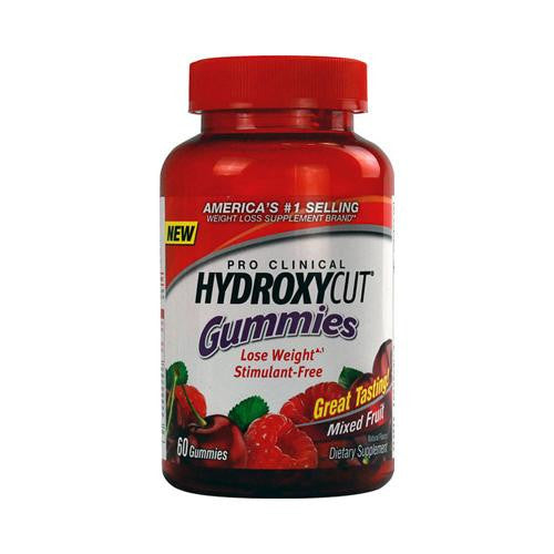 Hydroxycut Pro Clinical Weight Loss Gummies - Mixed Fruit - 60 Count