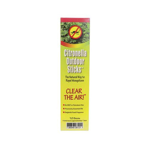 Neem Aura Naturals Outdoor Citronella Sticks - 10 Count