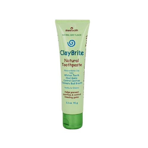 Zion Health Claybrite Extra Strength Toothpaste - 3.2 Oz