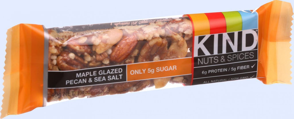 Kind Bar - Maple Glazed Pecan And Sea Salt - 1.4 Oz Bars - Case Of 12