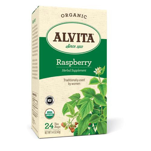 Alvita Teas Raspberry Tea - Organic - 24 Tea Bags