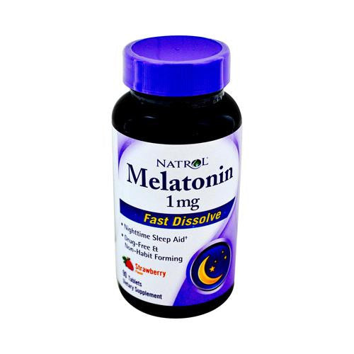 Natrol Fast Dissolving Melatonin - 1 Mg - 90 Tabs