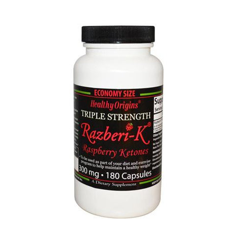 Healthy Origins Raspberry Ketones - 300 Mg - 180 Ct