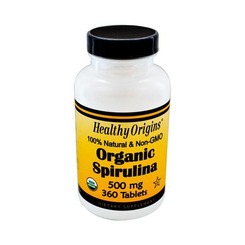 Healthy Origins Organic Spirulina - 500 Mg - 360 Ct