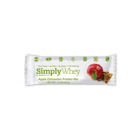 Simply Choices Whey Bars - Apple Cinnamon - 40 Grm - Case Of 12