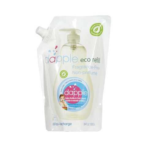 Dabble Baby Bottle And Dish Liquid - Refill Pack Fragrance Free - 34 Fl Oz