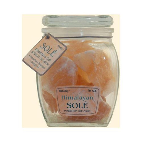 Himalayan Salt Sole Salt Chunks In Jar - 16 Oz