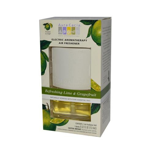 Aura Cacia Electric Air Freshener - Lime And Grape - 3 Pack