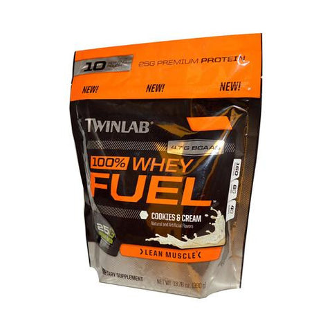 Twinlab 100% Whey Fuel - Cookies And Creme - 13.76 Oz