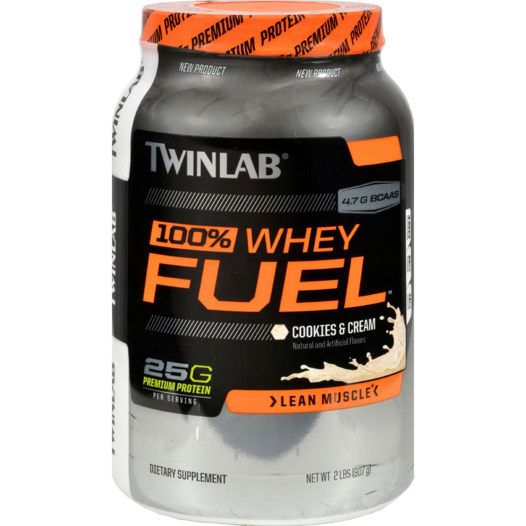 Twinlab 100% Whey Fuel - Cookies And Creme - 2 Lb