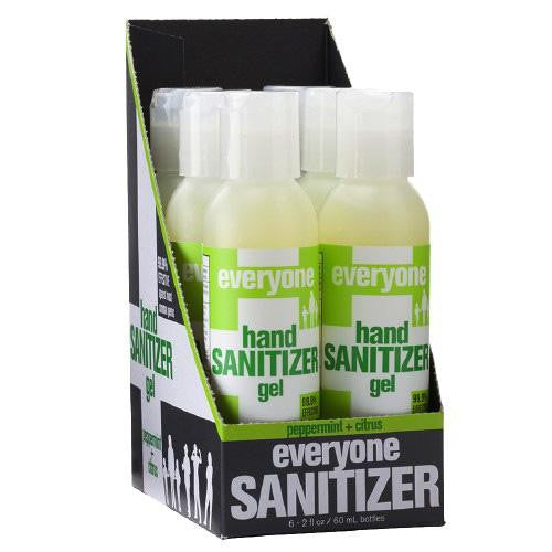 Eo Products Hand Sanitizer Gel - Everyone - Peppermnt - Dsp - 2 Oz - 1 Case