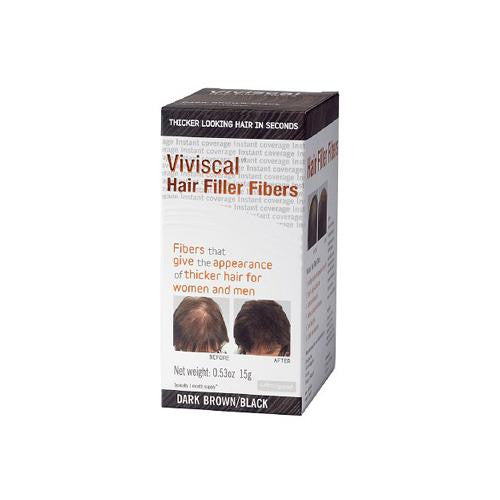 Viviscal Hair Filler Fibers - Dark Brown - 0.53 Oz