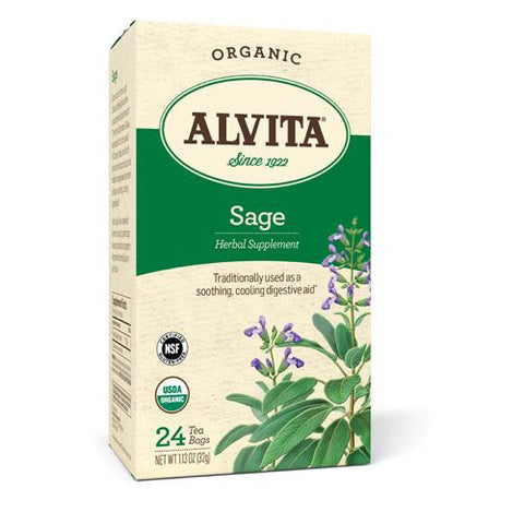 Alvita Teas Sage Tea - Organic - 24 Tea Bags