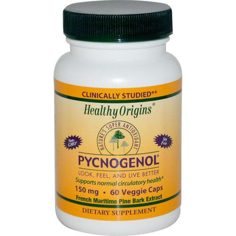 Healthy Origins Pycnogenol - 150 Mg - 60 Vegetarian Capsules