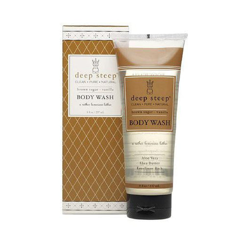 Deep Steep Body Wash - Brown Sugar Vanilla - 8 Oz