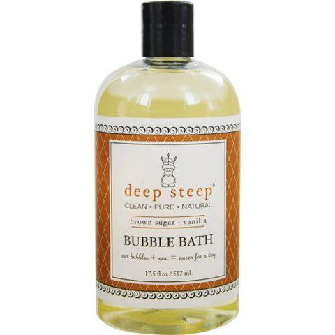 Deep Steep Bubble Bath - Brown Sugar Vanilla - 17.5 Oz