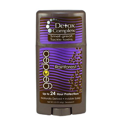 Geo-deo Deodorant Stick - Natural Rainforest With Detox Complex - 2.3 Oz