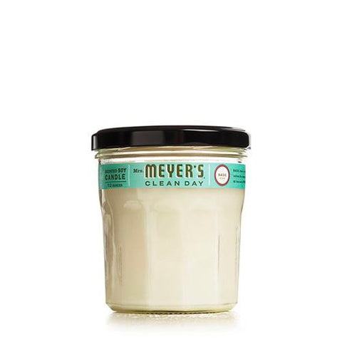 Mrs. Meyer's Soy Candle - Basil - 7.2 Oz - Case Of 6