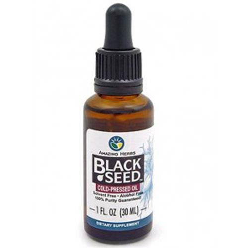 Amazing Herbs Black Seed Oil - Cold Pressed - Premium - 1 Fl Oz