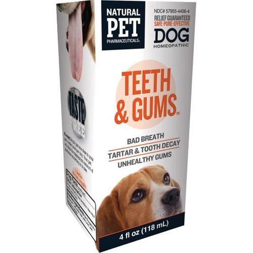 King Bio Homeopathic Natural Pet Dog - Teeth And Gums - 4 Oz