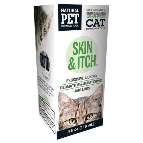 King Bio Homeopathic Natural Pet Cat - Skin And Itch - 4 Oz