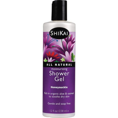 Shikai Products Shower Gel - Honeysuckle - 12 Fl Oz