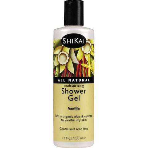 Shikai Products Shower Gel - Vanilla - 12 Oz