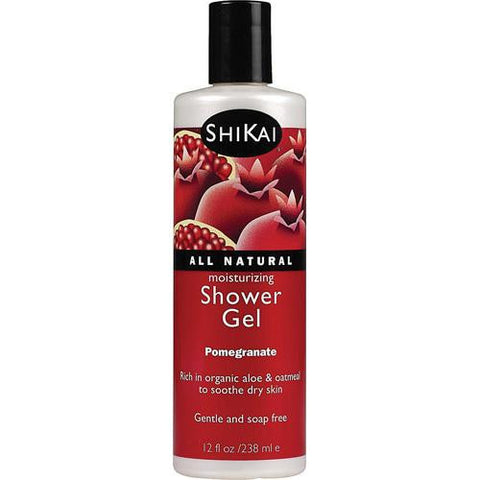 Shikai Products Shower Gel - Pomegranate - 12 Oz