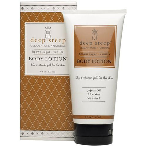 Deep Steep Body Lotion - Brown Sugar Vanilla - 6 Oz