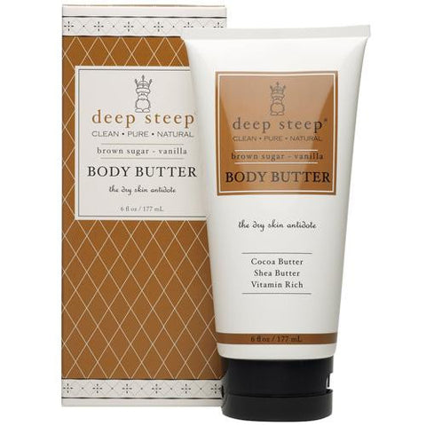 Deep Steep Body Butter - Brown Sugar Vanilla - 6 Oz