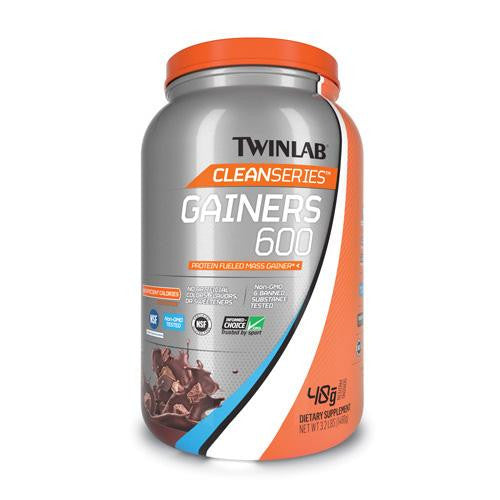 Twinlab Gainers 600 - Clean Series Chocolate - 3.2 Lb