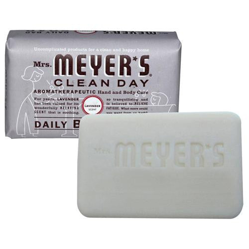 Mrs. Meyer's Bar Soap - Lavender - 5.3 Oz - Case Of 12