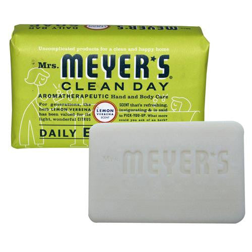 Mrs. Meyer's Bar Soap - Lemon Verbena - 5.3 Oz - Case Of 12