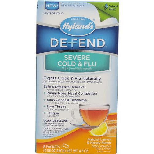 Hylands Homeopathic Defend - Severe Cold And Flu - 4.5 Oz