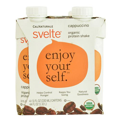 Svelte Protein Shake - Organic - Cappucino - 11 Fl Oz - Case Of 24