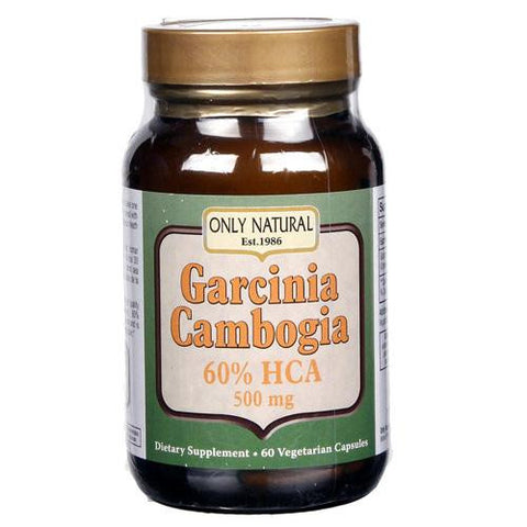 Only Natural Garcinia Cambogia - 500 Mg - 60 Vegetarian Capsules