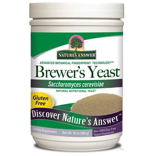 Nature's Answer Brewers Yeast - Gluten Free - 16 Oz