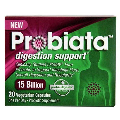 Probiata Digestion Support - 20 Vegetarian Capsules