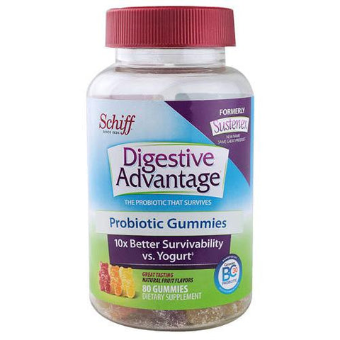 Schiff Vitamins Digestive Advantage - Probiotic Gummies - 80 Ct