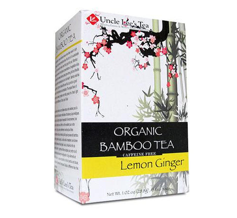 Uncle Lees Tea Organic Tea - Bamboo Lemon Ginger - 18 Bags