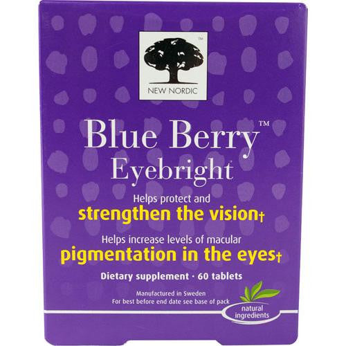 New Nordic Blue Berry Eyebright - 60 Tablets