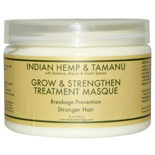 Nubian Heritage Hair Masque - Indian Hemp Tamanu - 12 Oz