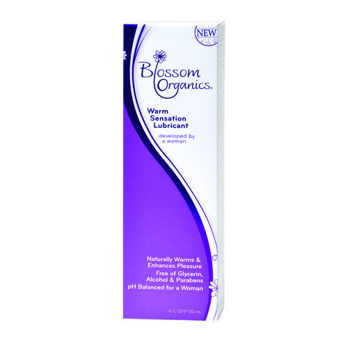 Blossom Organics Lubricant - Warm Sensation - 4 Fl Oz