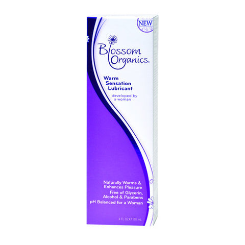 Blossom Organics Lubricant - Warm Sensation - 4 Fl Oz